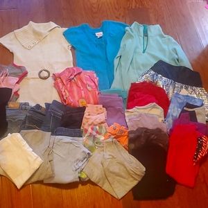 Large lot of girls size 5/6 clothes
